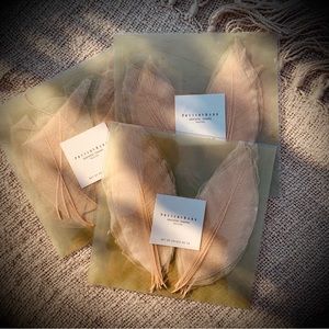 Pottery Barn Skeletal Leaves Decor